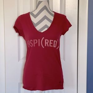 Vintage “INSPIRED” GAP (RED) Tee Sz medium